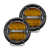 RIGID 360-SERIES 4IN SAE J583 OE FOG LIGHT YELLOW PAIR