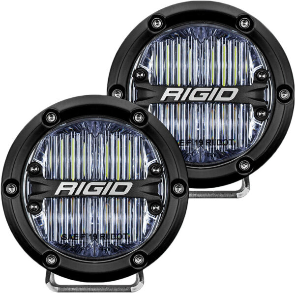 RIGID 360-SERIES 4IN SAE J583 OE FOG LIGHT WHITE PAIR